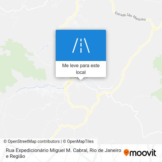 Rua Expedicionário Miguel M. Cabral mapa