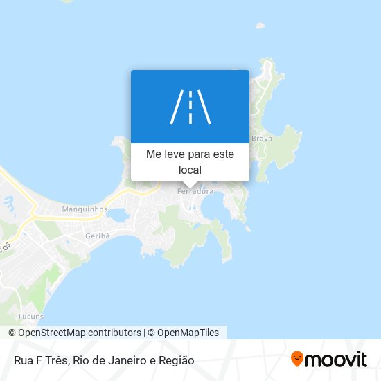 Rua F Três mapa