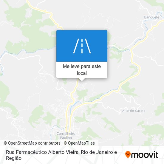 Rua Farmacêutico Alberto Vieira mapa