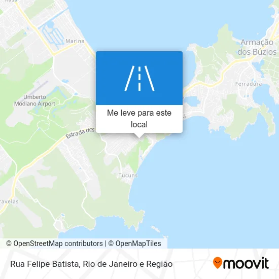 Rua Felipe Batista mapa