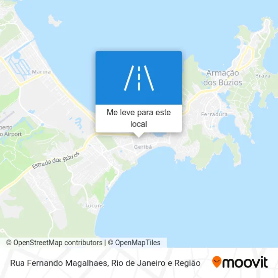 Rua Fernando Magalhaes mapa