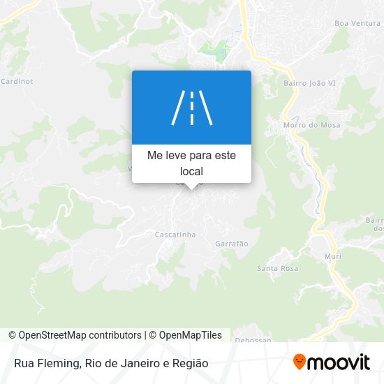 Rua Fleming mapa