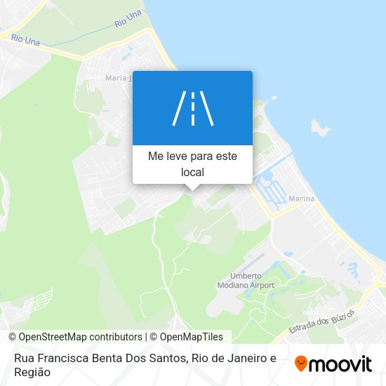 Rua Francisca Benta Dos Santos mapa