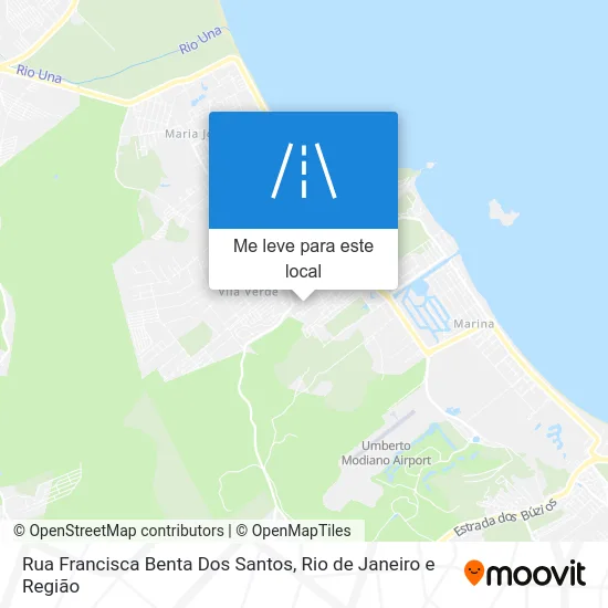 Rua Francisca Benta Dos Santos mapa