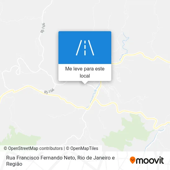 Rua Francisco Fernando Neto mapa