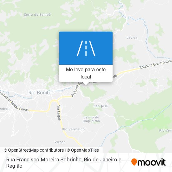 Rua Francisco Moreira Sobrinho mapa