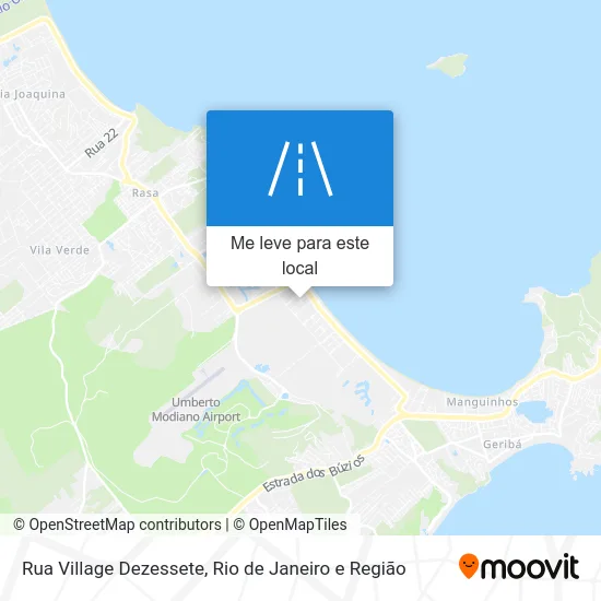 Rua Village Dezessete mapa