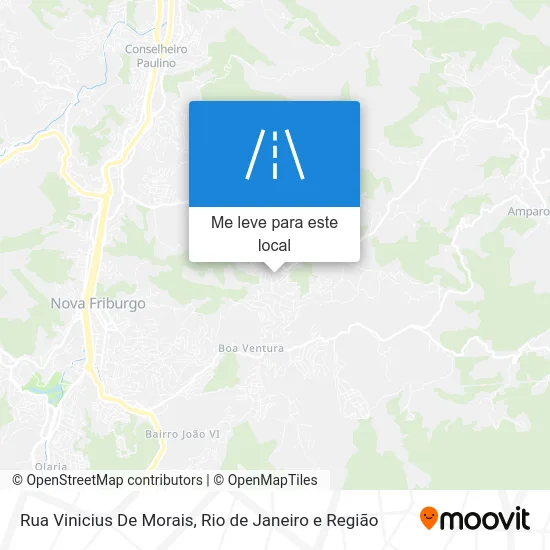 Rua Vinicius De Morais mapa