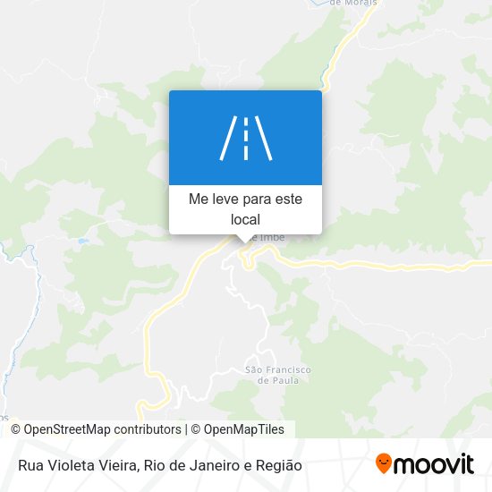Rua Violeta Vieira mapa