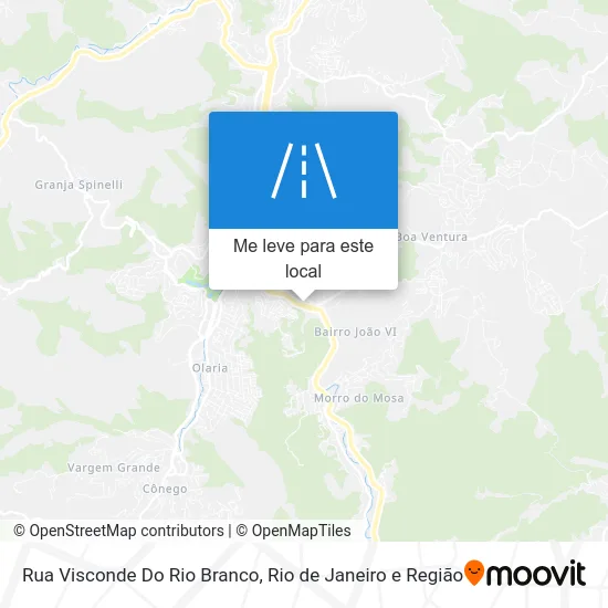 Rua Visconde Do Rio Branco mapa