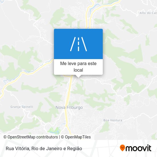 Rua Vitória mapa