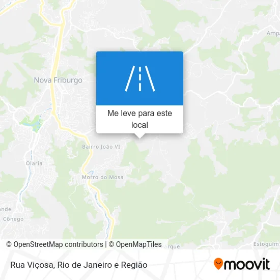 Rua Viçosa mapa