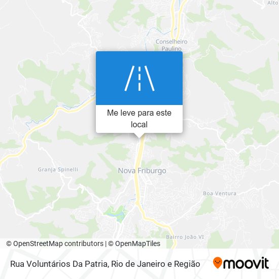 Rua Voluntários Da Patria mapa