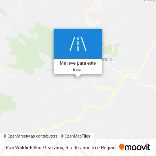Rua Waldir Edkar Gearvaux mapa