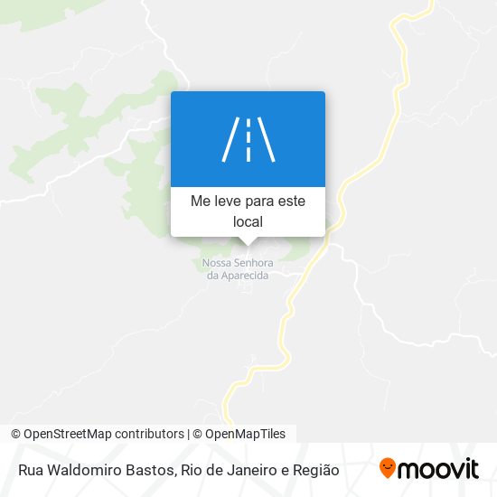 Rua Waldomiro Bastos mapa