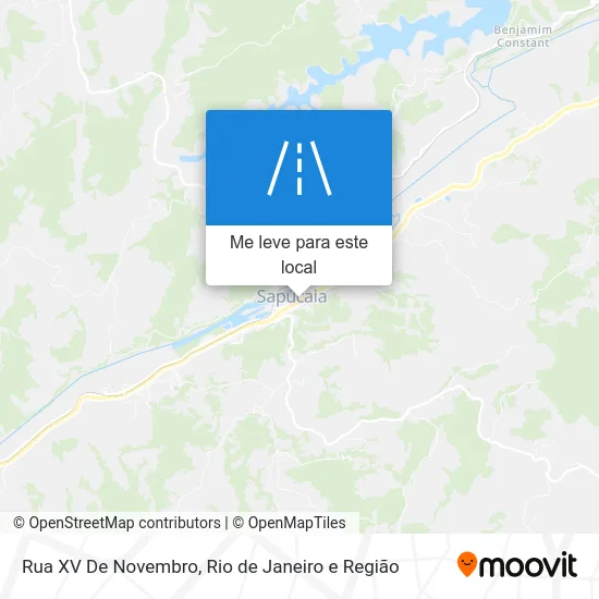 Rua XV De Novembro mapa
