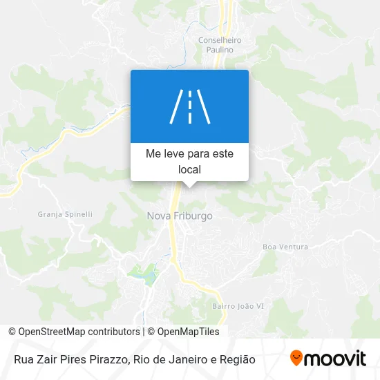 Rua Zair Pires Pirazzo mapa