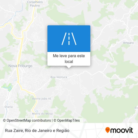 Rua Zaire mapa