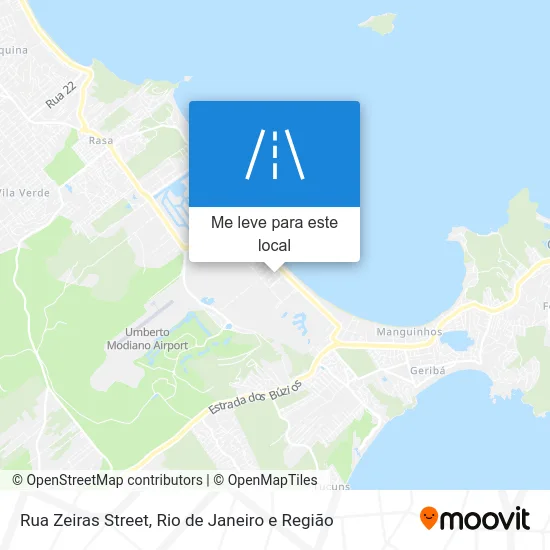 Rua Zeiras Street mapa