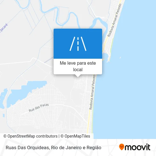 Ruas Das Orquideas mapa