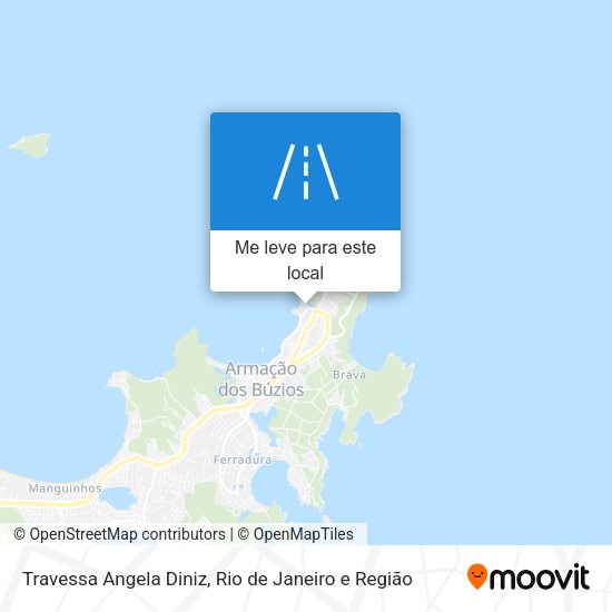 Travessa Angela Diniz mapa