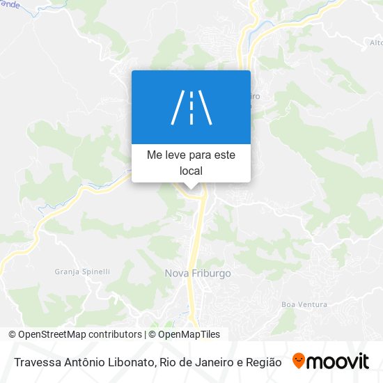 Travessa Antônio Libonato mapa