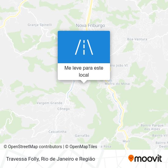 Travessa Folly mapa