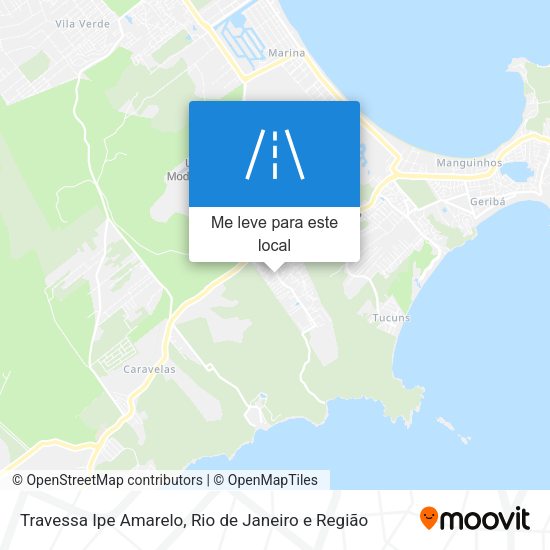Travessa Ipe Amarelo mapa