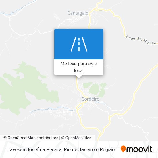 Travessa Josefina Pereira mapa