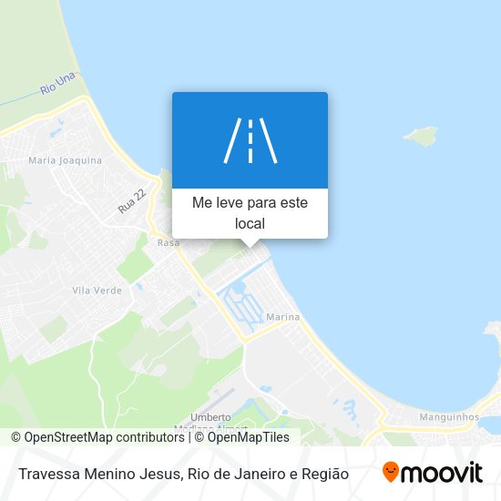 Travessa Menino Jesus mapa
