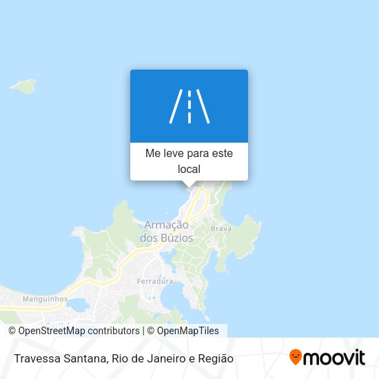 Travessa Santana mapa