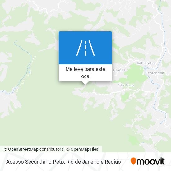 Acesso Secundário Petp mapa