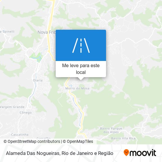Alameda Das Nogueiras mapa