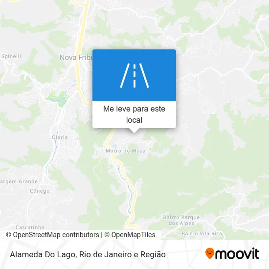Alameda Do Lago mapa