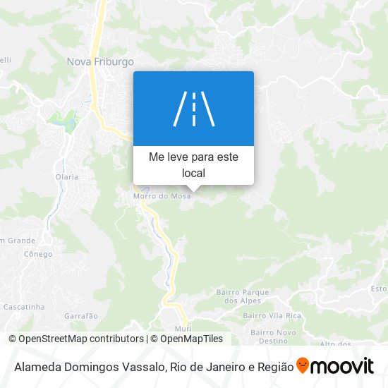 Alameda Domingos Vassalo mapa