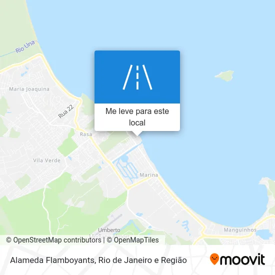 Alameda Flamboyants mapa