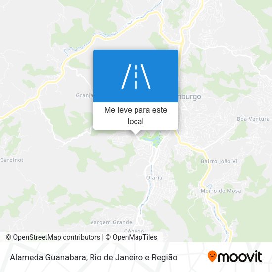 Alameda Guanabara mapa