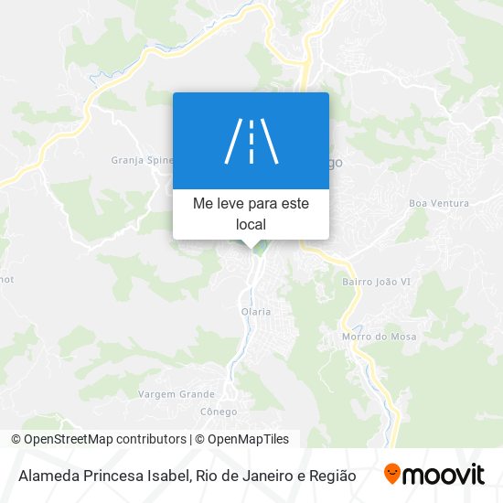 Alameda Princesa Isabel mapa