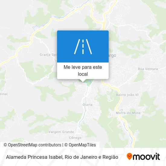 Alameda Princesa Isabel mapa