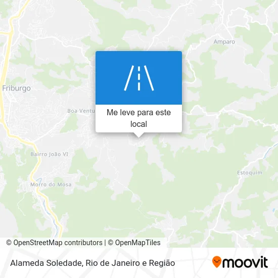 Alameda Soledade mapa