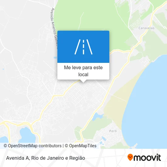 Avenida A mapa