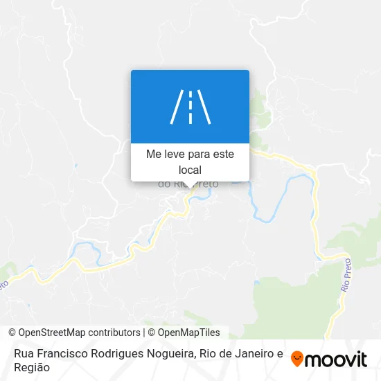 Rua Francisco Rodrigues Nogueira mapa