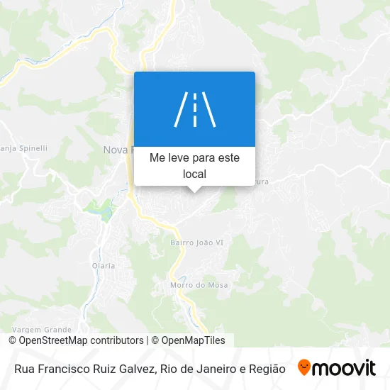 Rua Francisco Ruiz Galvez mapa