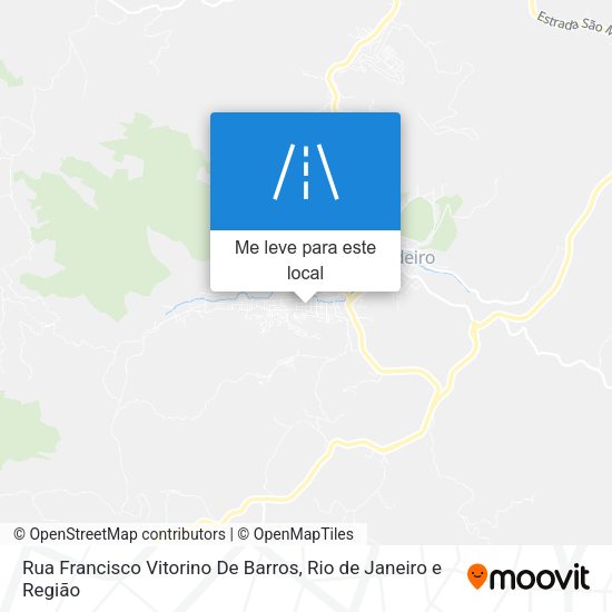 Rua Francisco Vitorino De Barros mapa