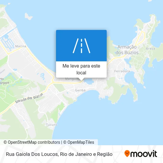 Rua Gaiola Dos Loucos mapa