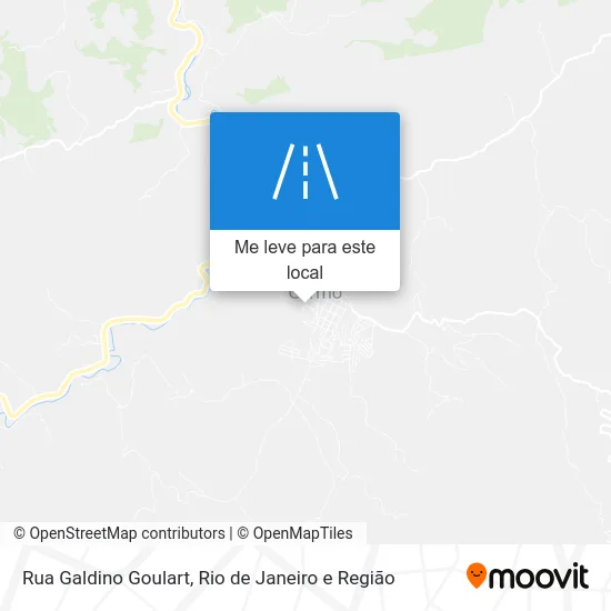 Rua Galdino Goulart mapa