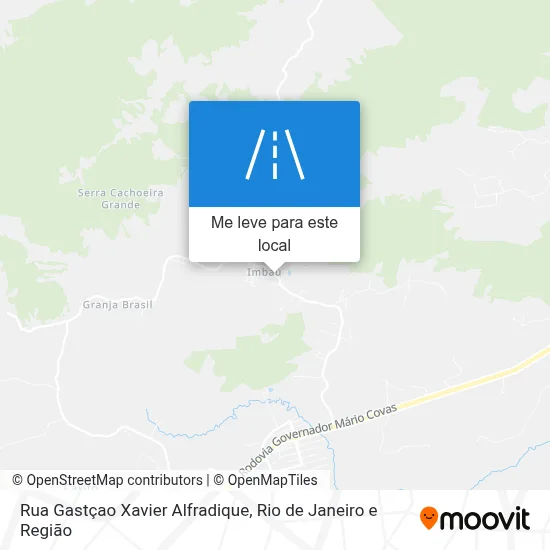 Rua Gastçao Xavier Alfradique mapa