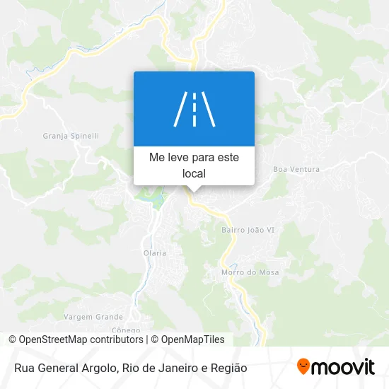 Rua General Argolo mapa