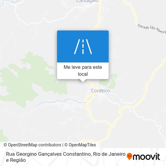 Rua Georgino Gançalves Constantino mapa