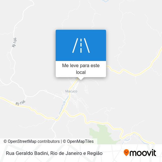 Rua Geraldo Badini mapa